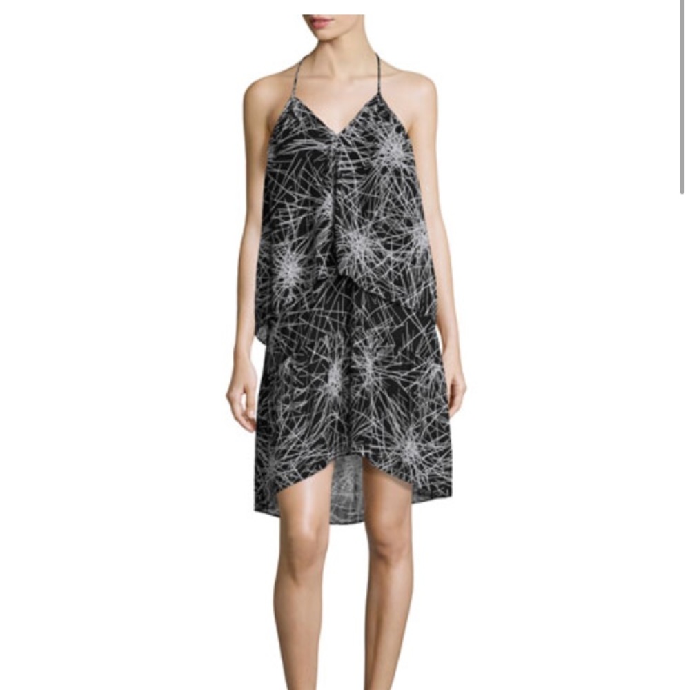 Diane von Furstenberg serana Popover Halter Dress
